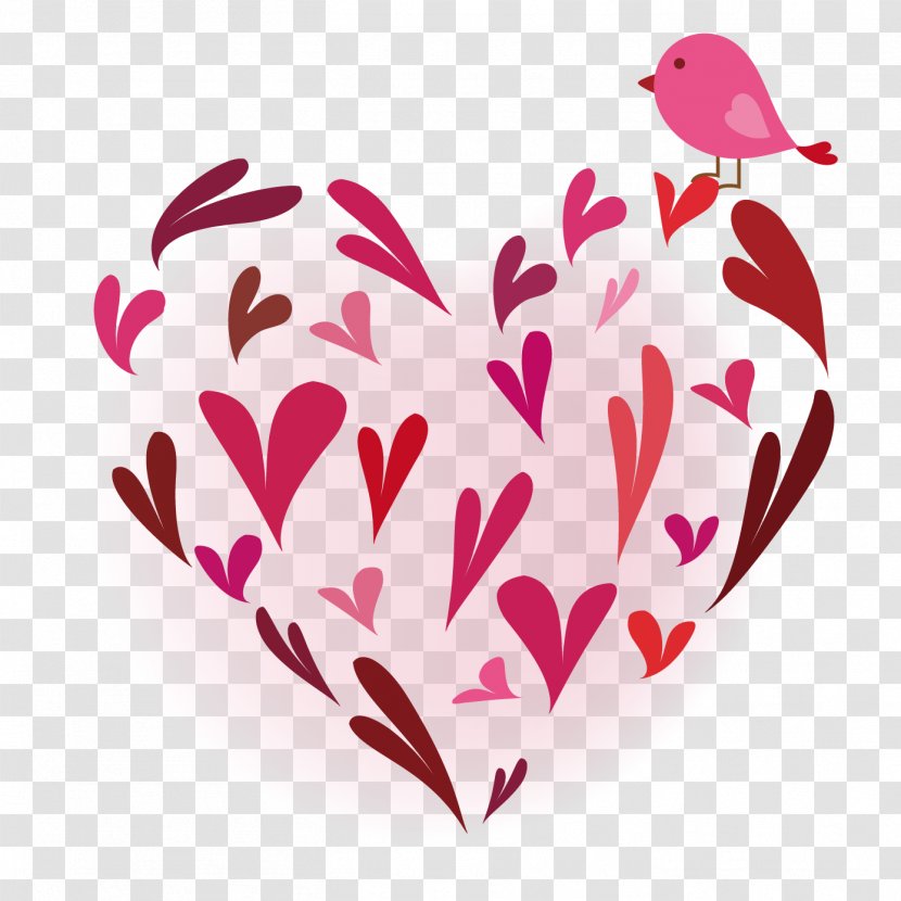 Love Background Heart - Valentines Day - Flower Magenta Transparent PNG
