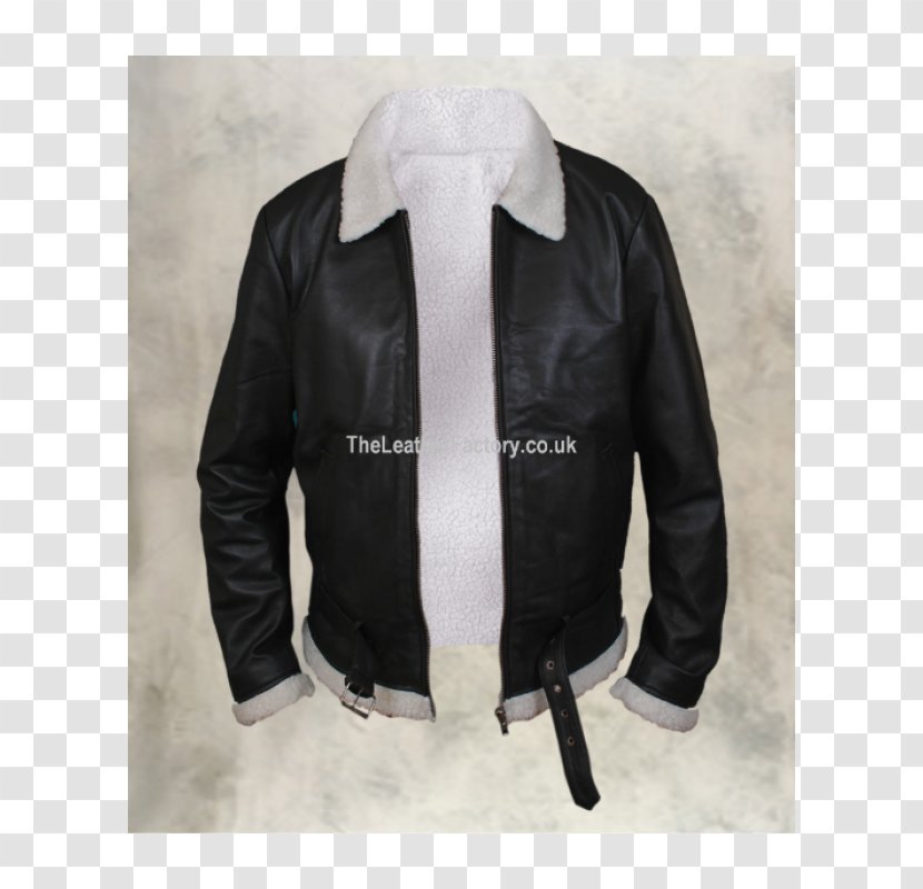 Leather Jacket Cowhide Clothing - Fur Transparent PNG