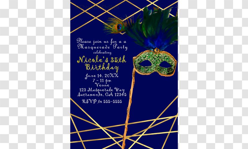 Wedding Invitation Masquerade Ball Party Convite Costume - Organism Transparent PNG