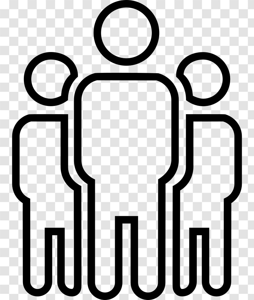 Person Outline People - Black And White Transparent PNG