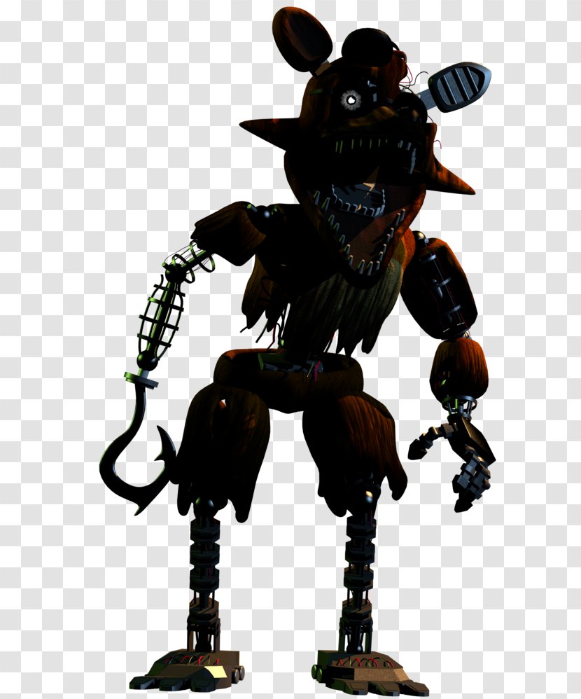 Five Nights At Freddy's 3 Action & Toy Figures 8-bit - Freddy S - Nightmare Foxy Transparent PNG