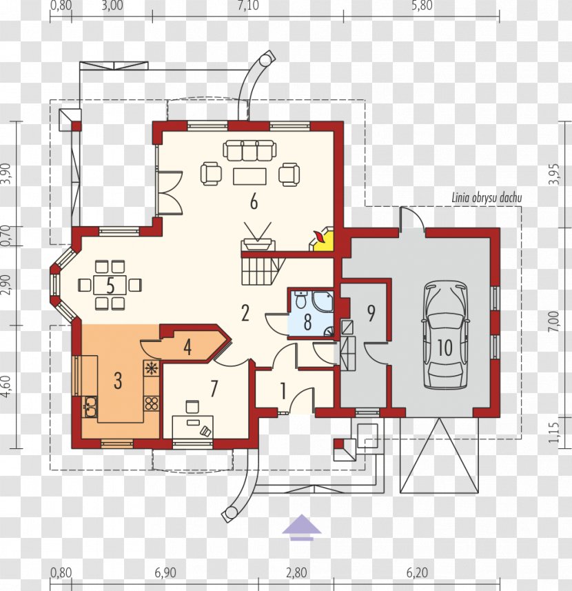 Floor Plan Line - Schematic - Design Transparent PNG