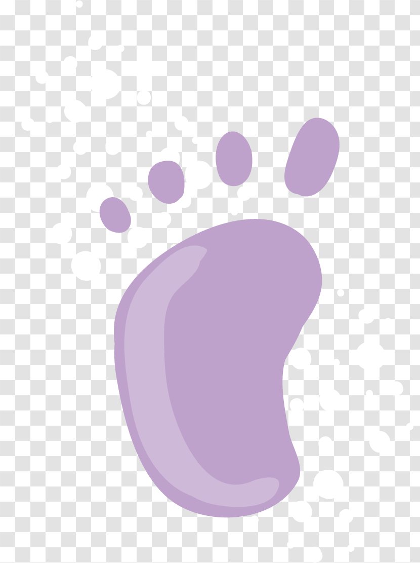 Cartoon Footprint - Sole - Vector Footprints Feet Painted Material Transparent PNG