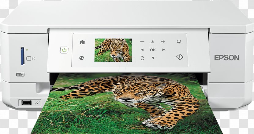 Multi-function Printer Inkjet Printing Epson - Image Scanner - Cd/dvd Transparent PNG