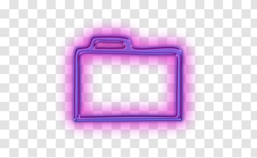 directory tab neon icon rectangle folder transparent png directory tab neon icon rectangle