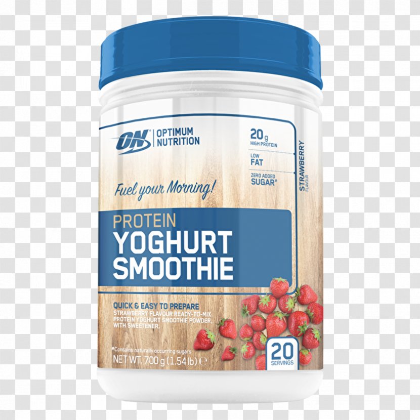Dietary Supplement Optimum Nutrition Protein Yoghurt Smoothie 700 Gr Whey - Ingredient Transparent PNG