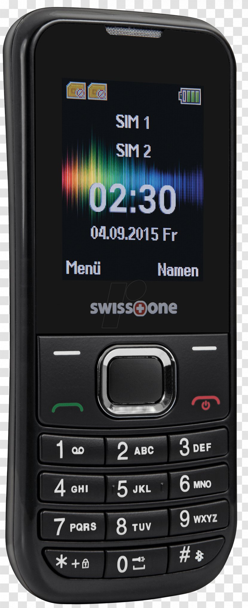 Feature Phone Swisstone SC230 Hardware/Electronic Dual Sim Multimedia Numeric Keypads - Telephone - Single Tone Transparent PNG