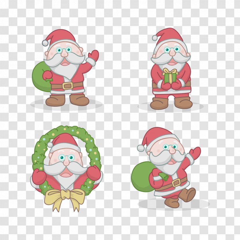 Santa Claus Christmas Ornament Cartoon Gift Transparent PNG