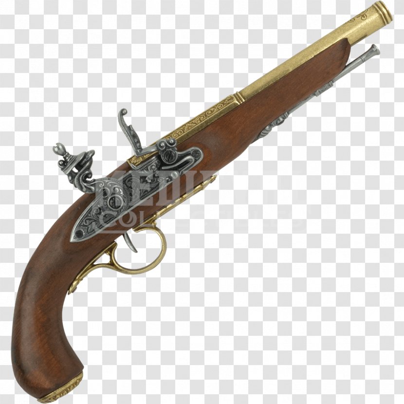 Revolver Flintlock Pistol Sword Firearm - Tree - Weapon Transparent PNG