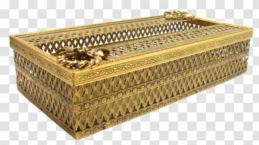 Gold Material Basket - Box Transparent PNG