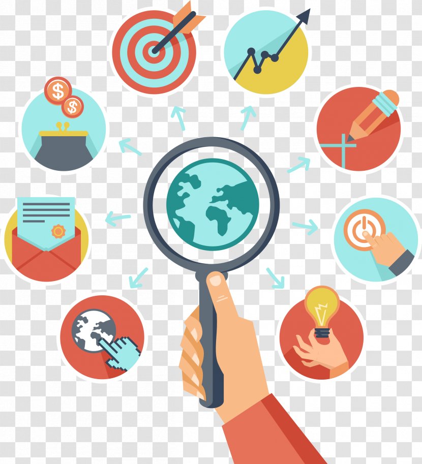 Search Engine Optimization Strategy Business - Flat Target Transparent PNG