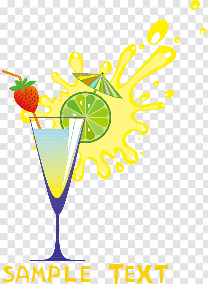 Orange Juice Smoothie Cocktail Apple - Text - Cartoon Exquisite Transparent PNG