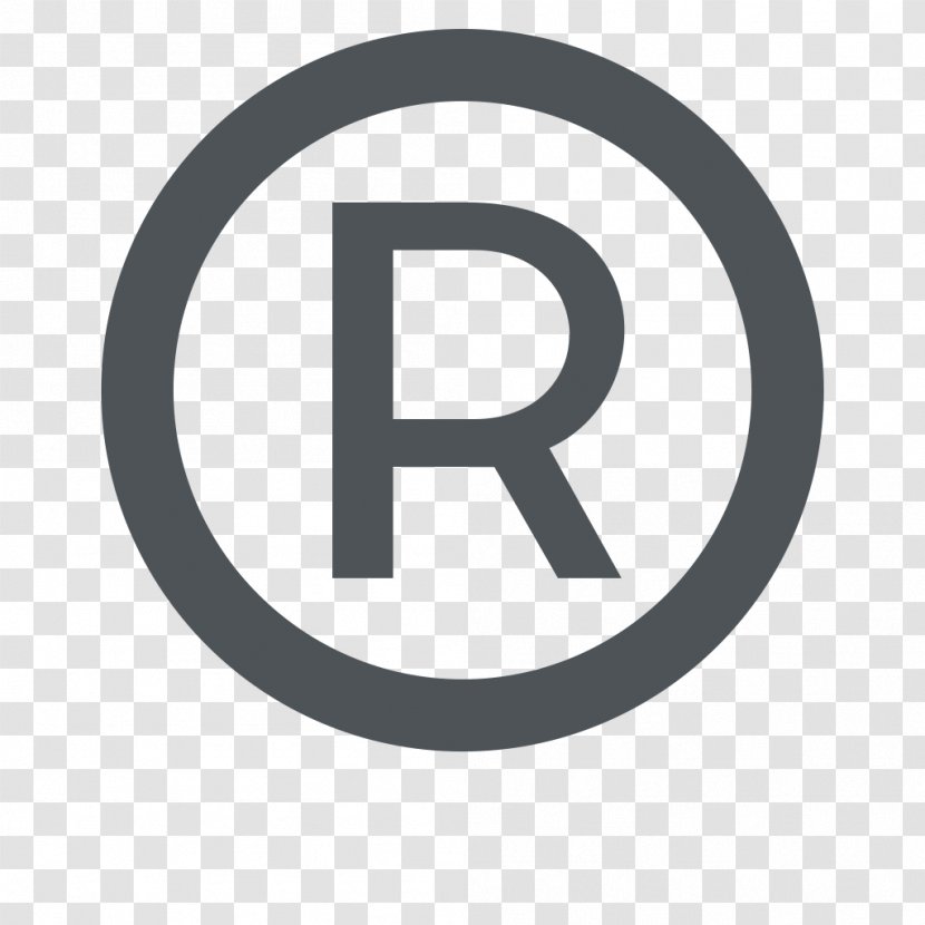Emoji Registered Trademark Symbol Sign - R Transparent PNG