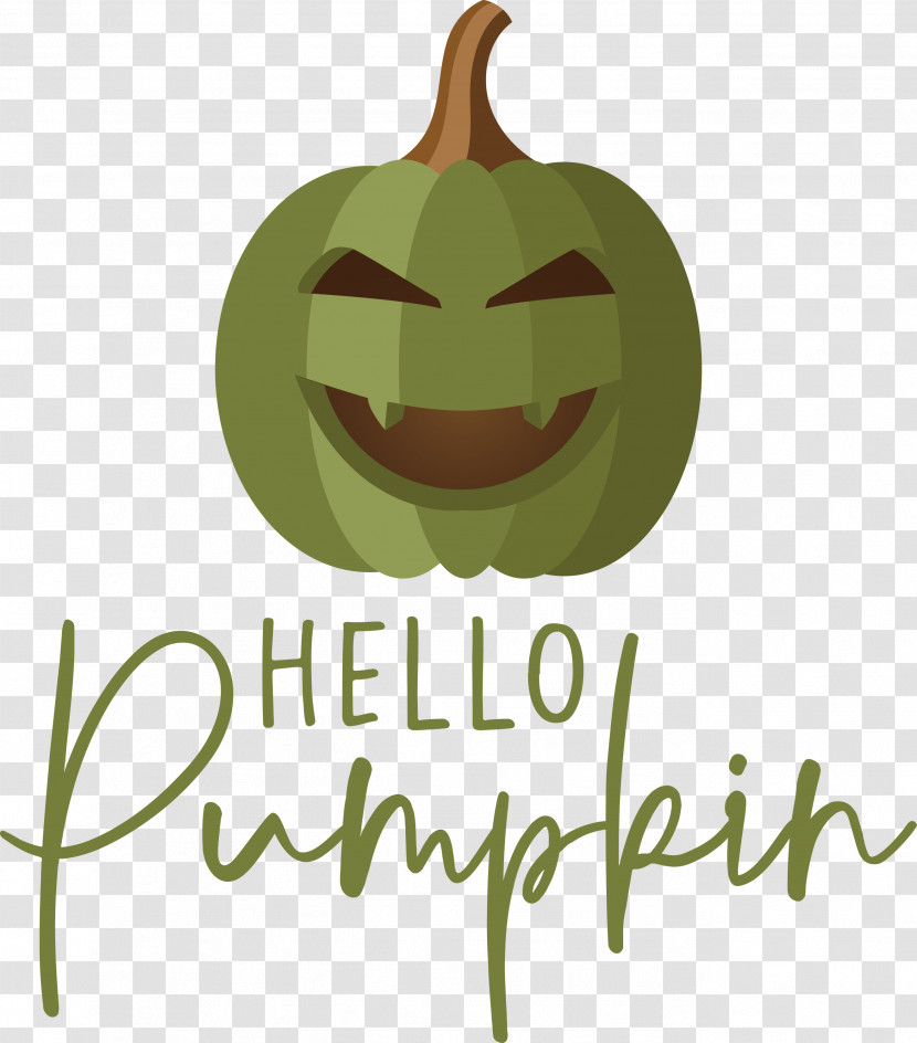 HELLO PUMPKIN Autumn Harvest Transparent PNG