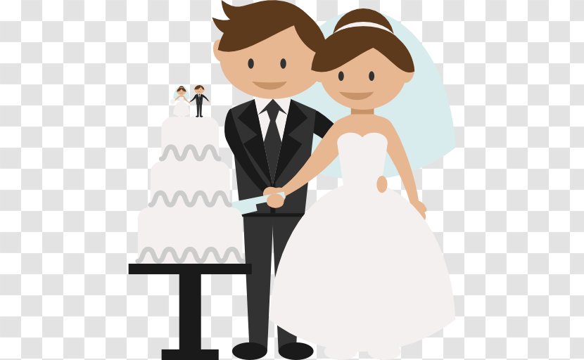 Wedding Bridegroom - Cartoon - Couple Transparent PNG