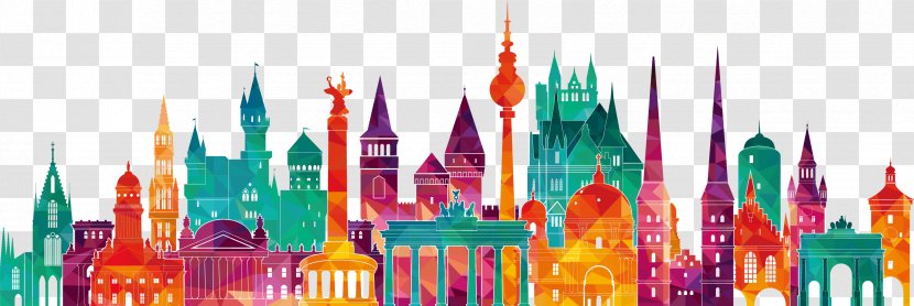 Germany Vector Graphics Illustration Art - City Transparent PNG