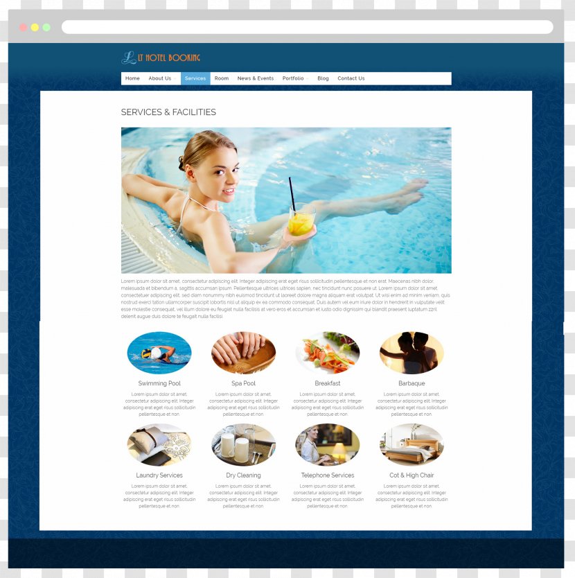 Online Advertising Brand Water - Hotel Booking Transparent PNG