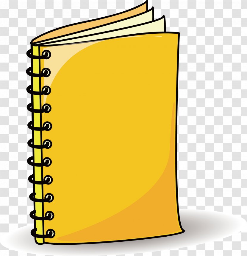 Notebook Paper School Clip Art - Free Content - Yellow Notepad Technology Elements Transparent PNG
