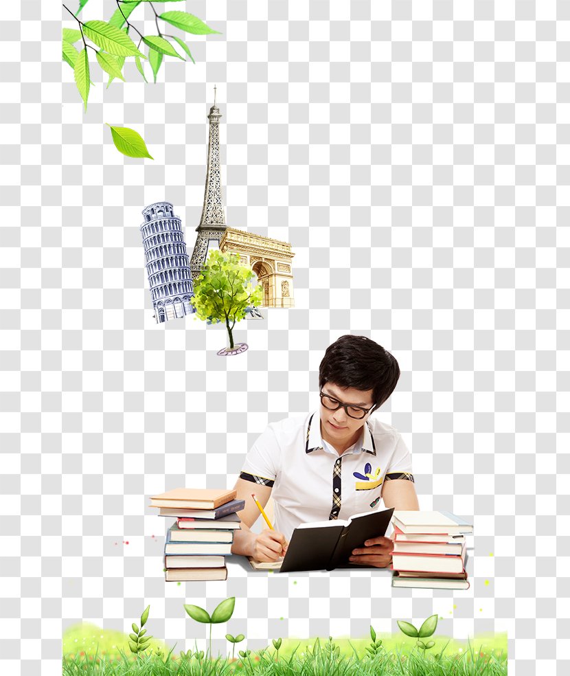 Student Estudante Learning - Child - Men And Architecture Books Transparent PNG
