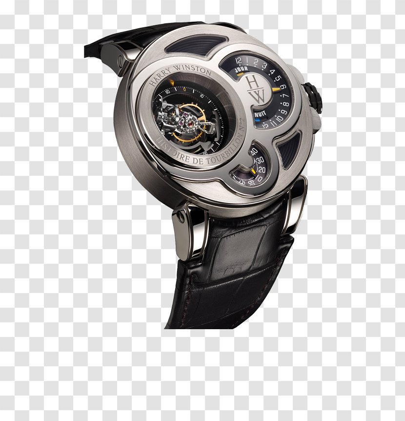 Skeleton Watch Tourbillon Harry Winston, Inc. Clock - Watchtime - Winston Transparent PNG