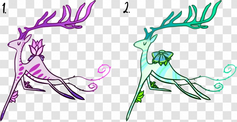 Drawing Line Art Graphic Design - Flower - Floral Deer Antlers Transparent PNG