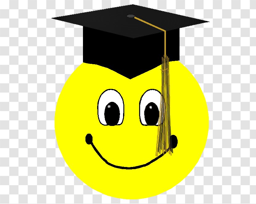 Smiley Graduation Ceremony Emoticon Clip Art - Happiness - Stars Cliparts Transparent PNG