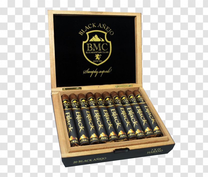 Blue Mountain Cigars Habano Box Nicaragua - Cigar - Black Crown Transparent PNG