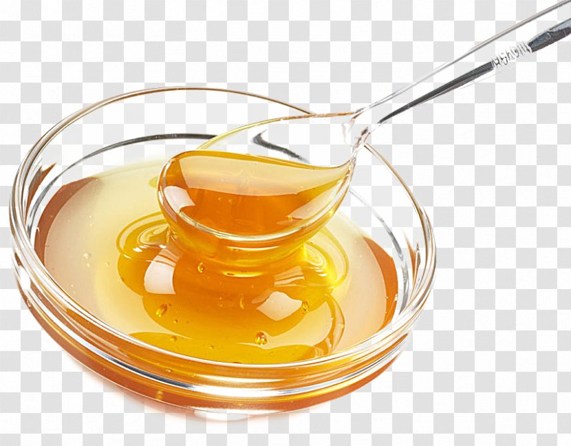 Monofloral Honey Iced Tea Green Spoon - Caramel Color Transparent PNG