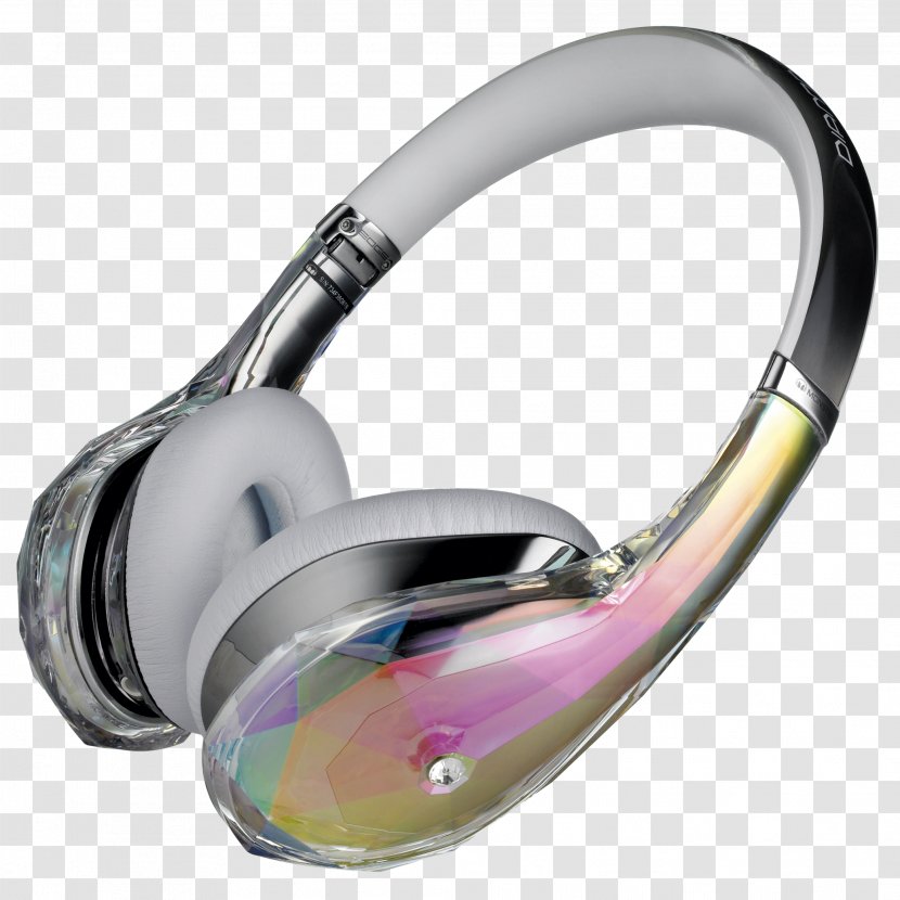 Headphones Monster Diamond Tears Edge Audio Cable Écouteur Transparent PNG