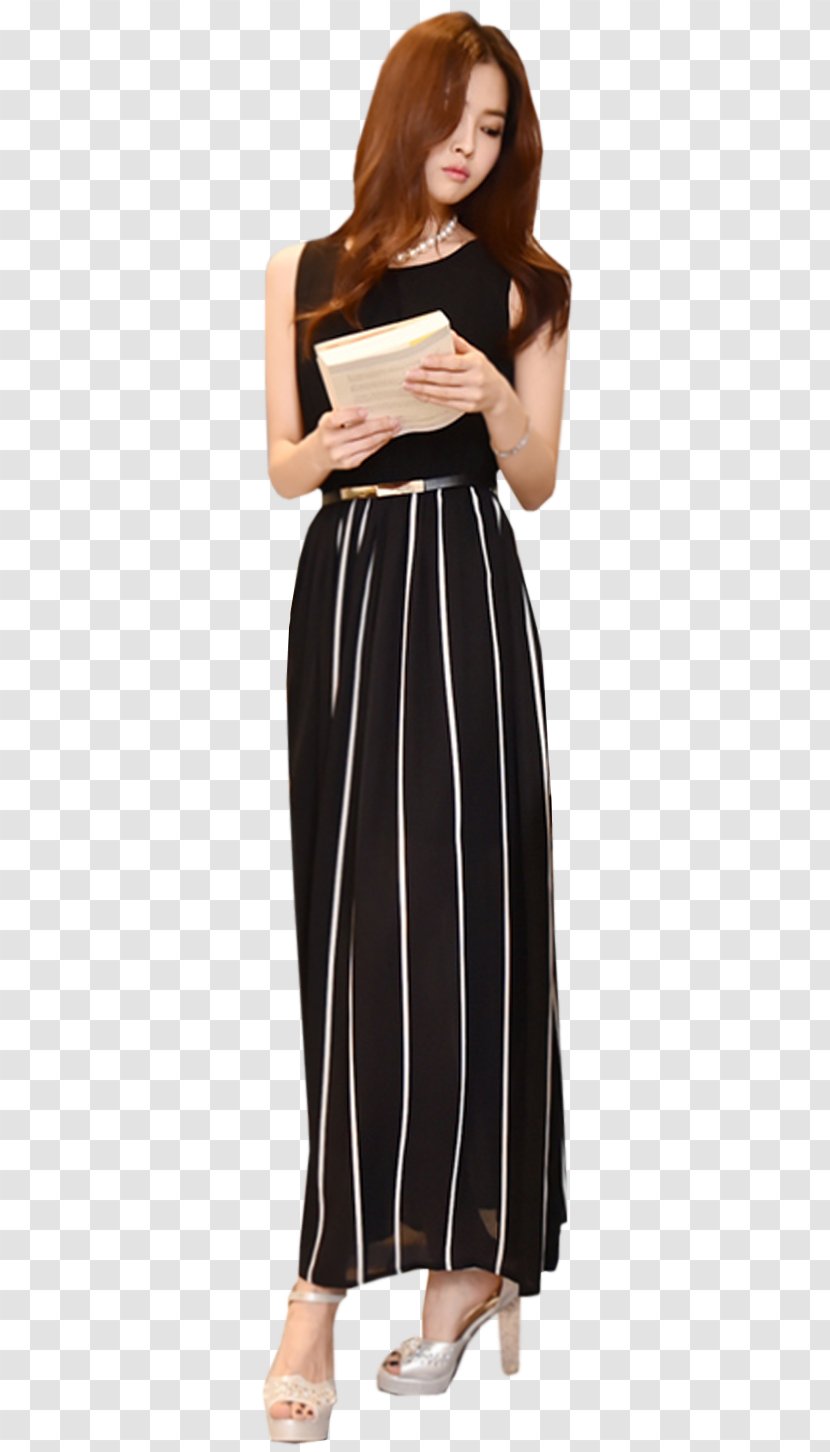 Party Dress Skirt Clothing Sleeveless Shirt - Silhouette - Evening Transparent PNG