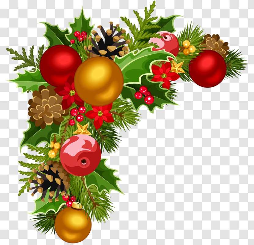 Christmas Decoration Ornament Day Image - Branch - Santa Claus Transparent PNG