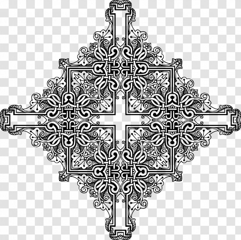 Christian Cross Symmetry Crucifix - Symmetric Transparent PNG