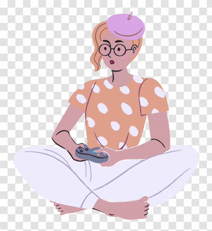 Sitting Lady Woman Transparent PNG
