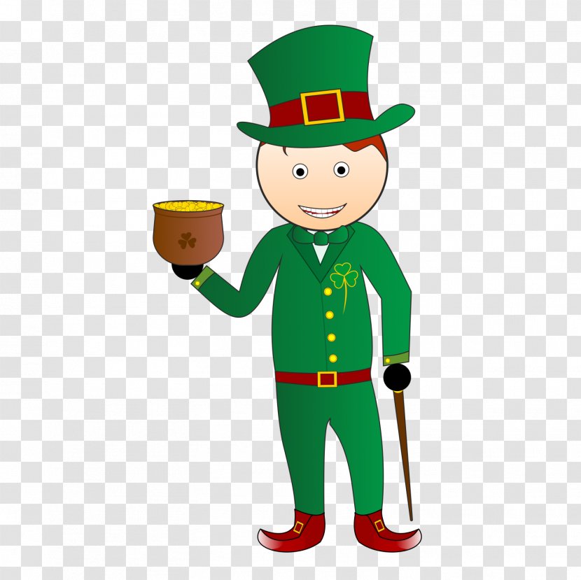 Holiday Saint Patrick's Day Leprechaun The Night Before St. Christmas Transparent PNG