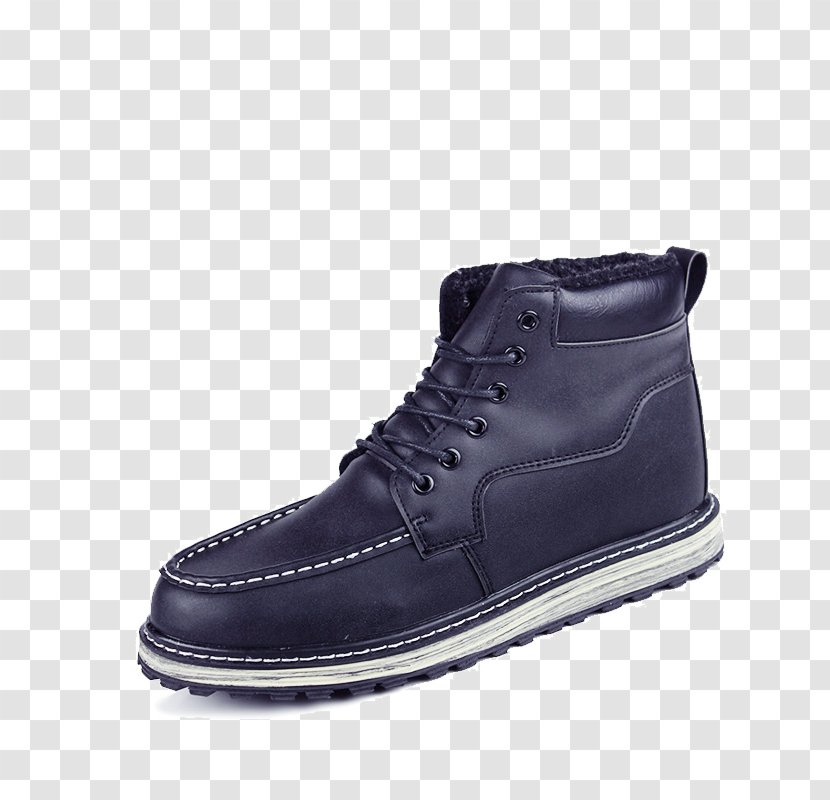 Snow Boot Shoe Leather C. & J. Clark - Black Transparent PNG
