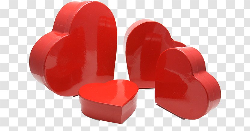 Gift Box Valentine's Day Heart Holiday - Red Transparent PNG