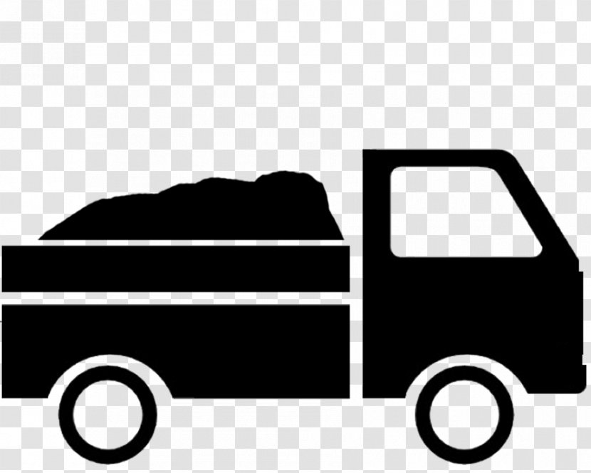 Van Car Pickup Truck - Monochrome Photography Transparent PNG