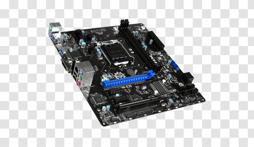 Motherboard LGA 1151 MicroATX MSI CPU Socket - Electronics Accessory - 1150 Transparent PNG