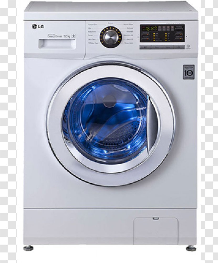 Washing Machines LG Electronics Direct Drive Mechanism F2J5WN3W Pralka - Lg Corp - Automatic Machine Transparent PNG
