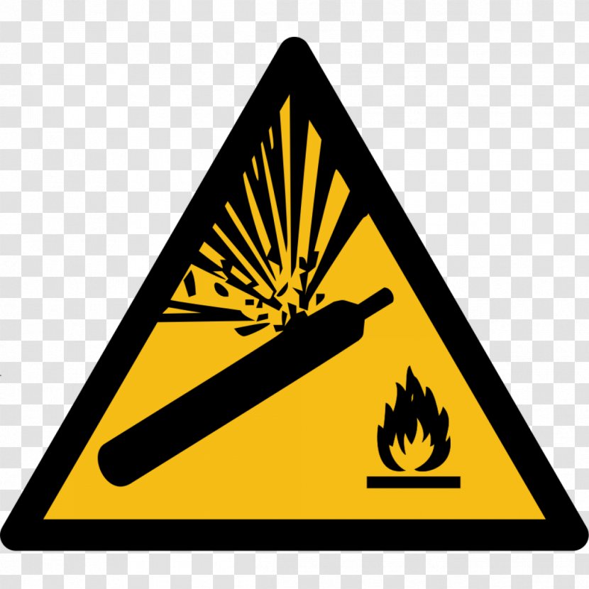 Warning Sign Explosive Hazard Symbol - Safety - Explosion Transparent PNG