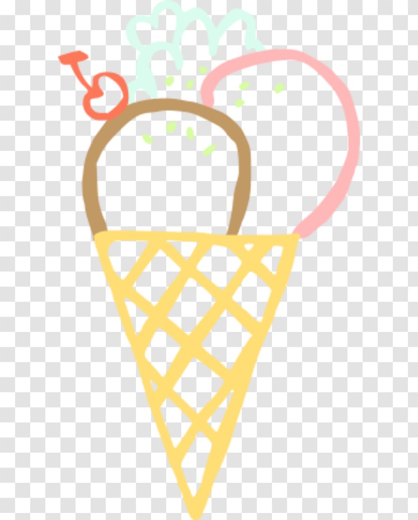 Ice Cream Cone Snow Biscuit Roll - Tree - Cotton Candy Clipart Transparent PNG