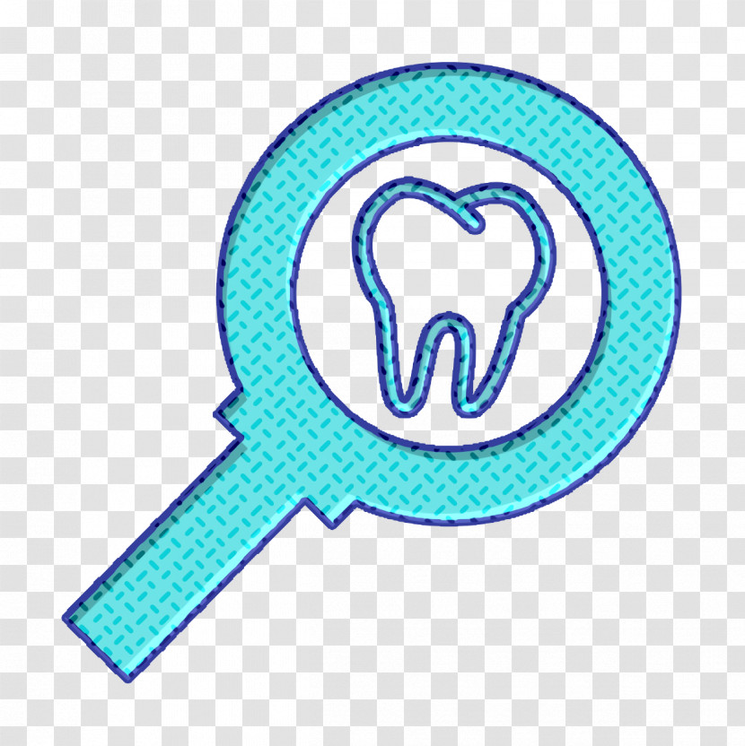 Dentist Icon Zoom On Tooth Icon Medical Icon Transparent PNG