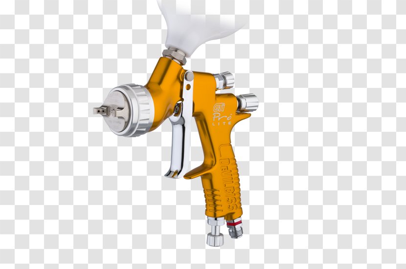 DeVilbiss GTi Pro Lite Spray Gun Tekna 703517 ProLite Painting Devilbiss GTI Millennium GTI620G Tool - Lacquer - Hardware Transparent PNG