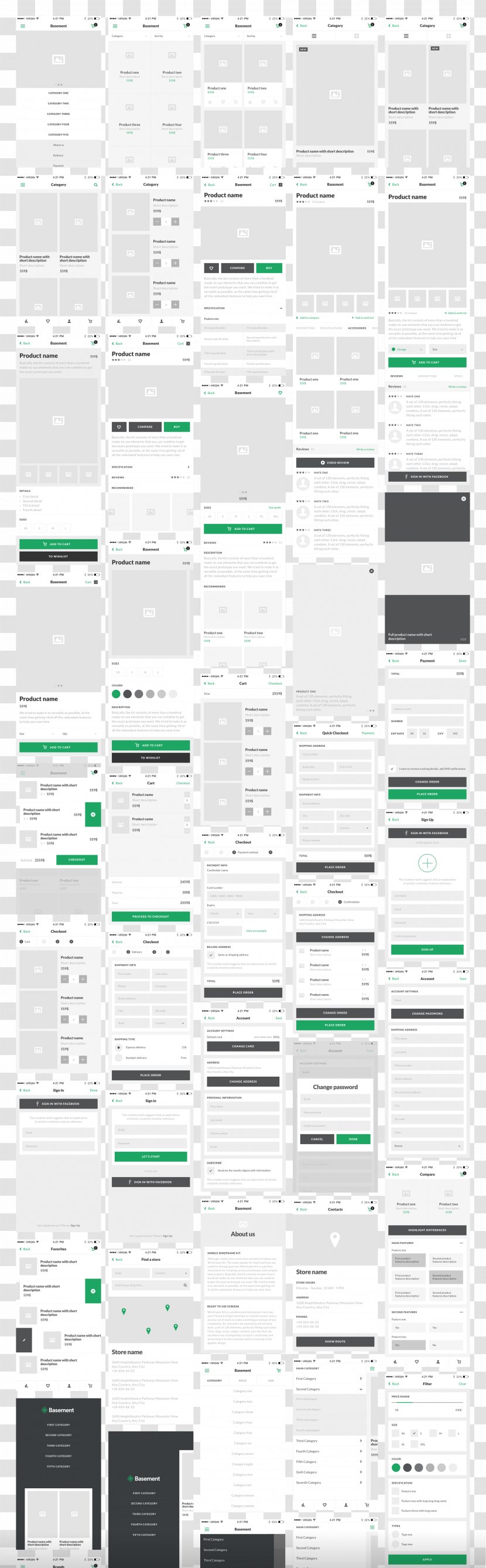 Responsive Web Design Website Wireframe User Experience - Ui Transparent PNG