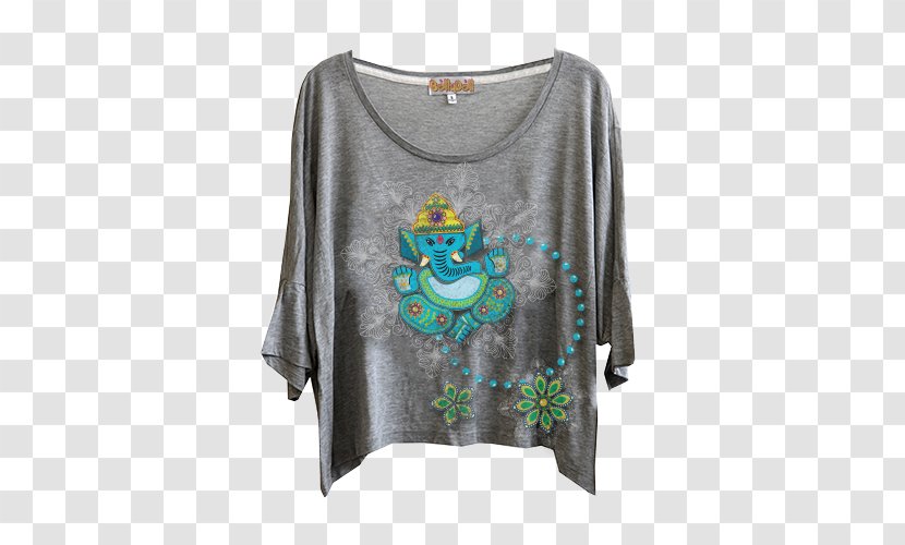T-shirt Clothing Sleeve Outerwear Neck - Tshirt - Ganesha Transparent PNG