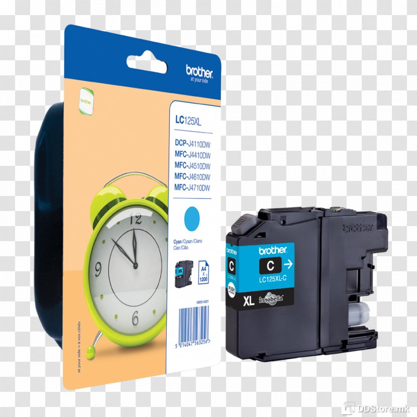 Ink Cartridge Brother Industries Cyan Printer Transparent PNG