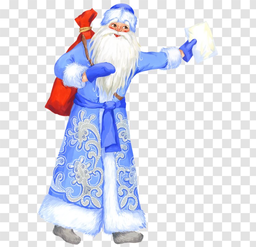 Ded Moroz Snegurochka Santa Claus New Year Transparent PNG