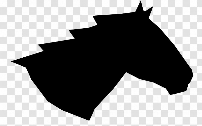 Horse Black Cartoon Clip Art - Silhouette Transparent PNG