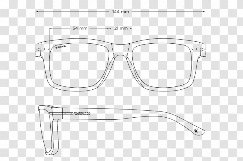 Sunglasses Goggles White - Glasses Transparent PNG