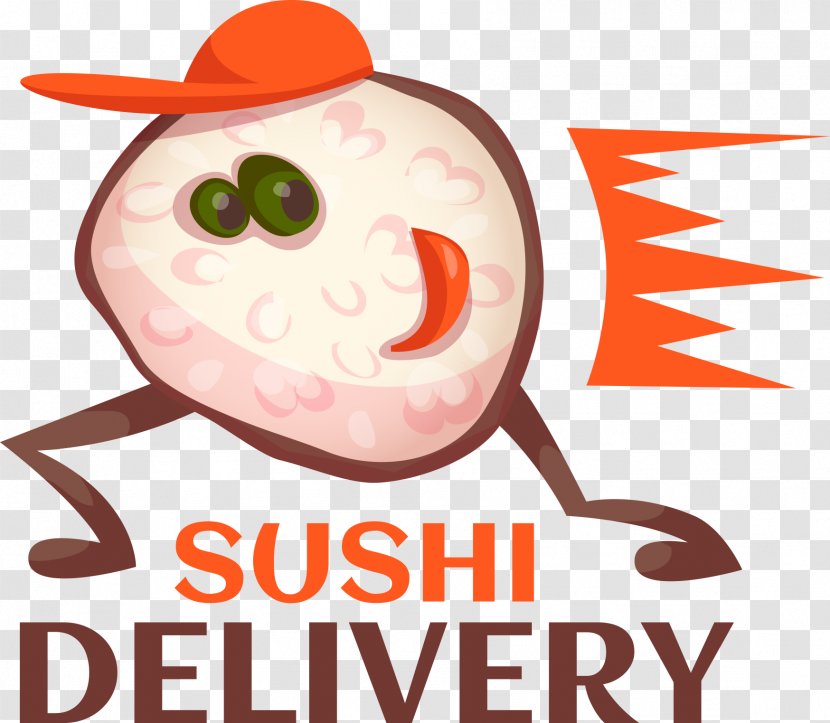 Sushi Japanese Cuisine Delivery Illustration - Food - Running Transparent PNG